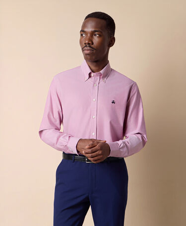 Brooks Brothers Camisa Oxford Regular Fit con Cuello Button Down Rot