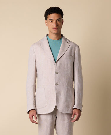 Brooks Brothers Blazer in Lino Sabbia