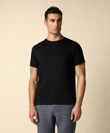 Brooks Brothers Cotton T-Shirt Black