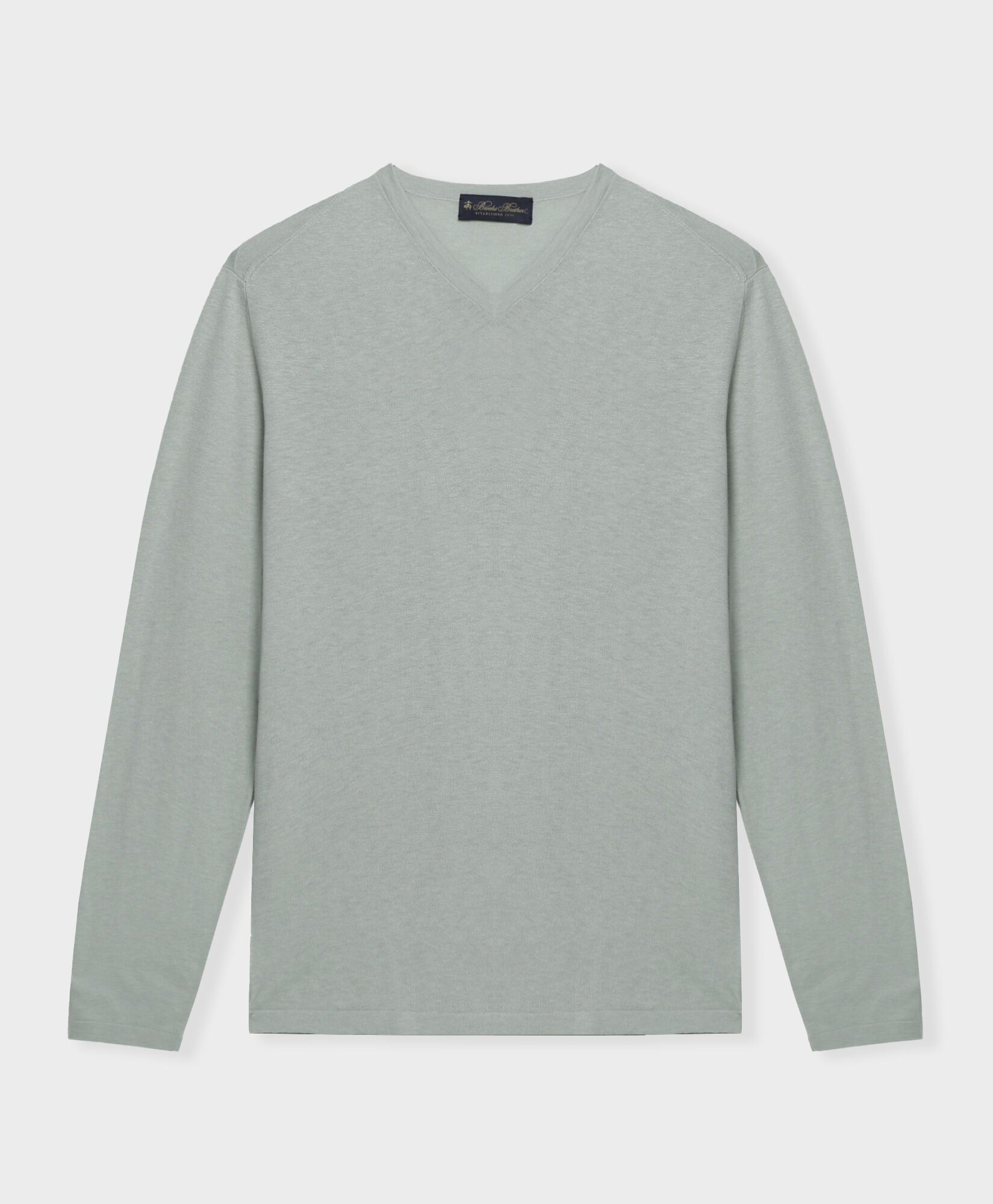 Organic Cotton-Linen V-Neck Sweater