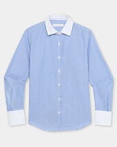 Brooks Brothers Hemd aus Baumwolle mit Kontrastdetails Hellblau
