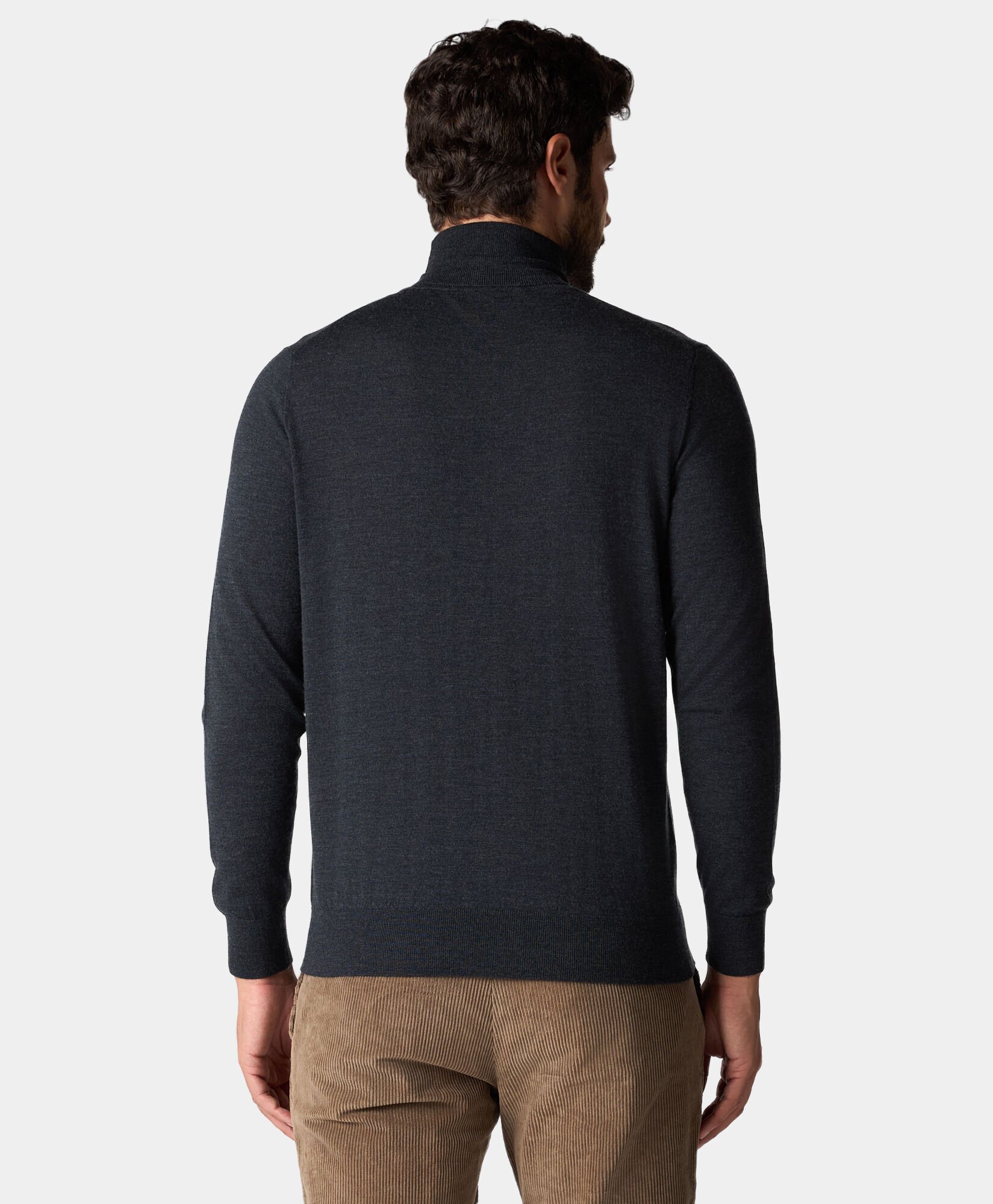 Merino Wool Turtleneck Sweater