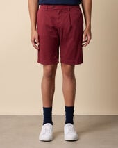 Brooks Brothers Bermudy Classico z Bawełny Bordowy