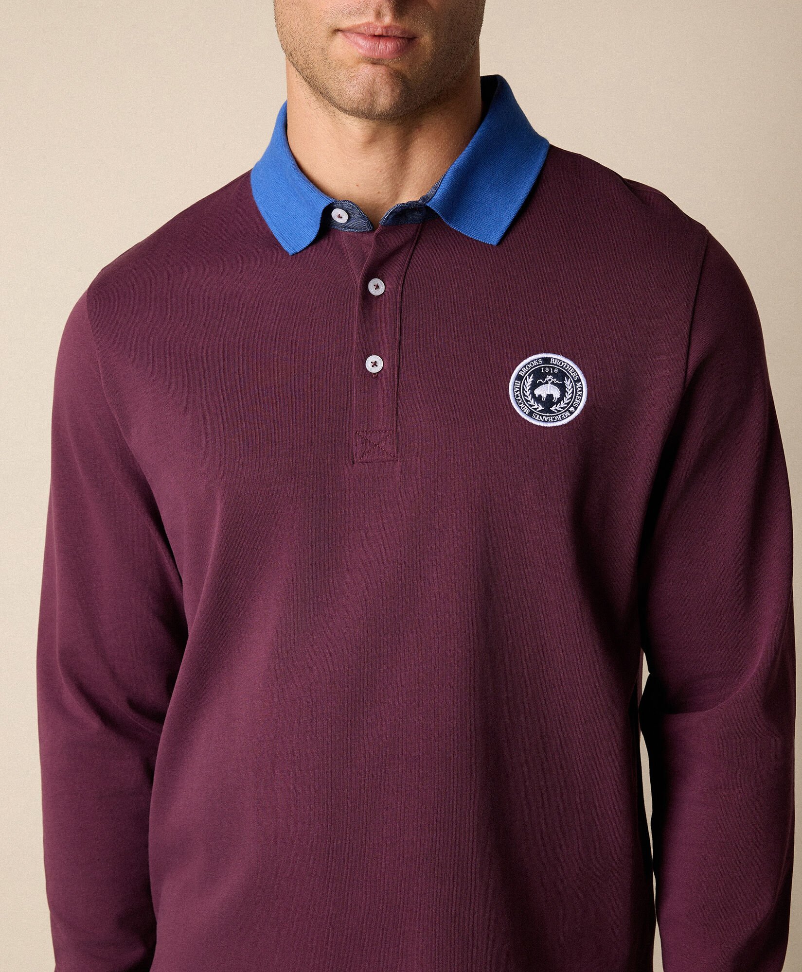 Polo in Cotone con Stemma Logo