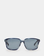 Brooks Brothers Blue Horn Sunglasses Blue Grey