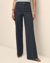 Brooks Brothers Classic Fit Denim Trousers Dark Blue