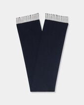 Brooks Brothers Chevron Wool Scarf Navy