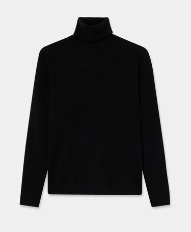 Brooks Brothers Rollkragenpullover aus Kaschmir Schwarz