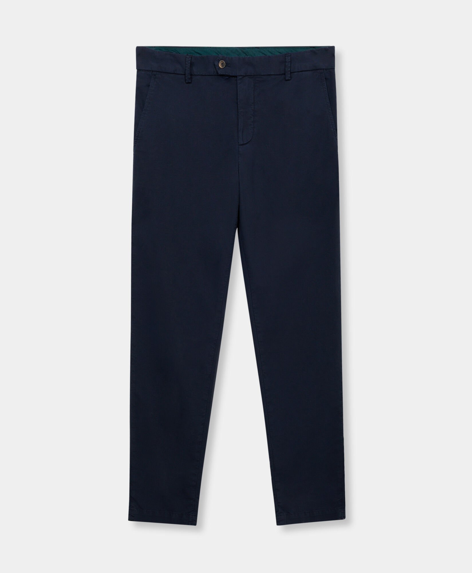 Stretch Cotton Micro-Pattern Chino