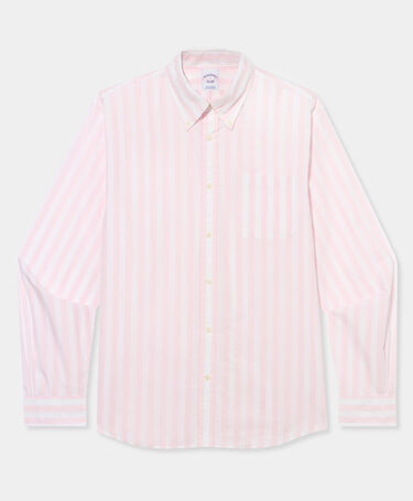 Brooks Brothers Camisa Friday Regular Fit de Popelina con Cuello Button Down Light Pink