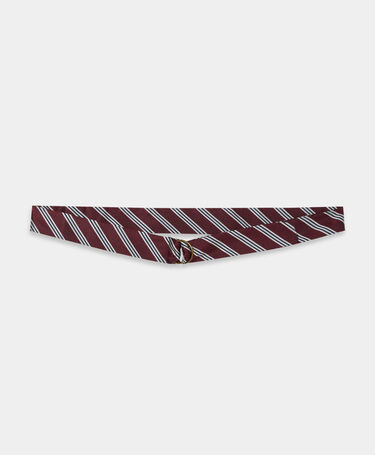 Brooks Brothers Cintura Regimental z jedwabiu Bordowy