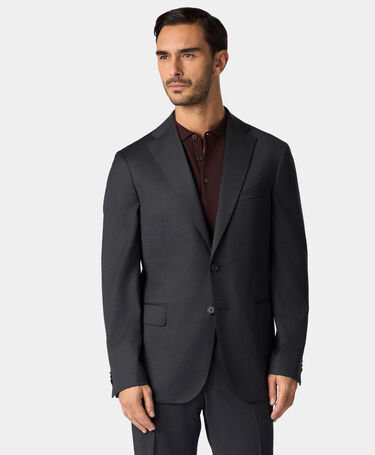 Brooks Brothers Virgin Wool Blazer Dark Grey
