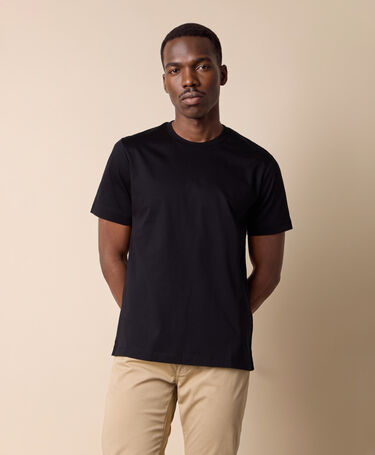 Brooks Brothers T-shirt z Bawełny Czarny