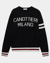Brooks Brothers Jacquard Crewneck Sweater Navy
