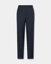 Brooks Brothers Virgin Wool Blend Comfort Trousers Navy