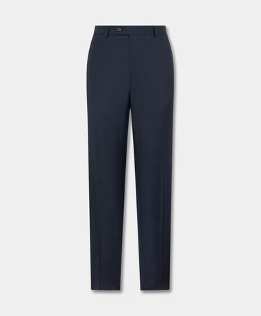 Brooks Brothers Virgin Wool Blend Comfort Trousers Navy