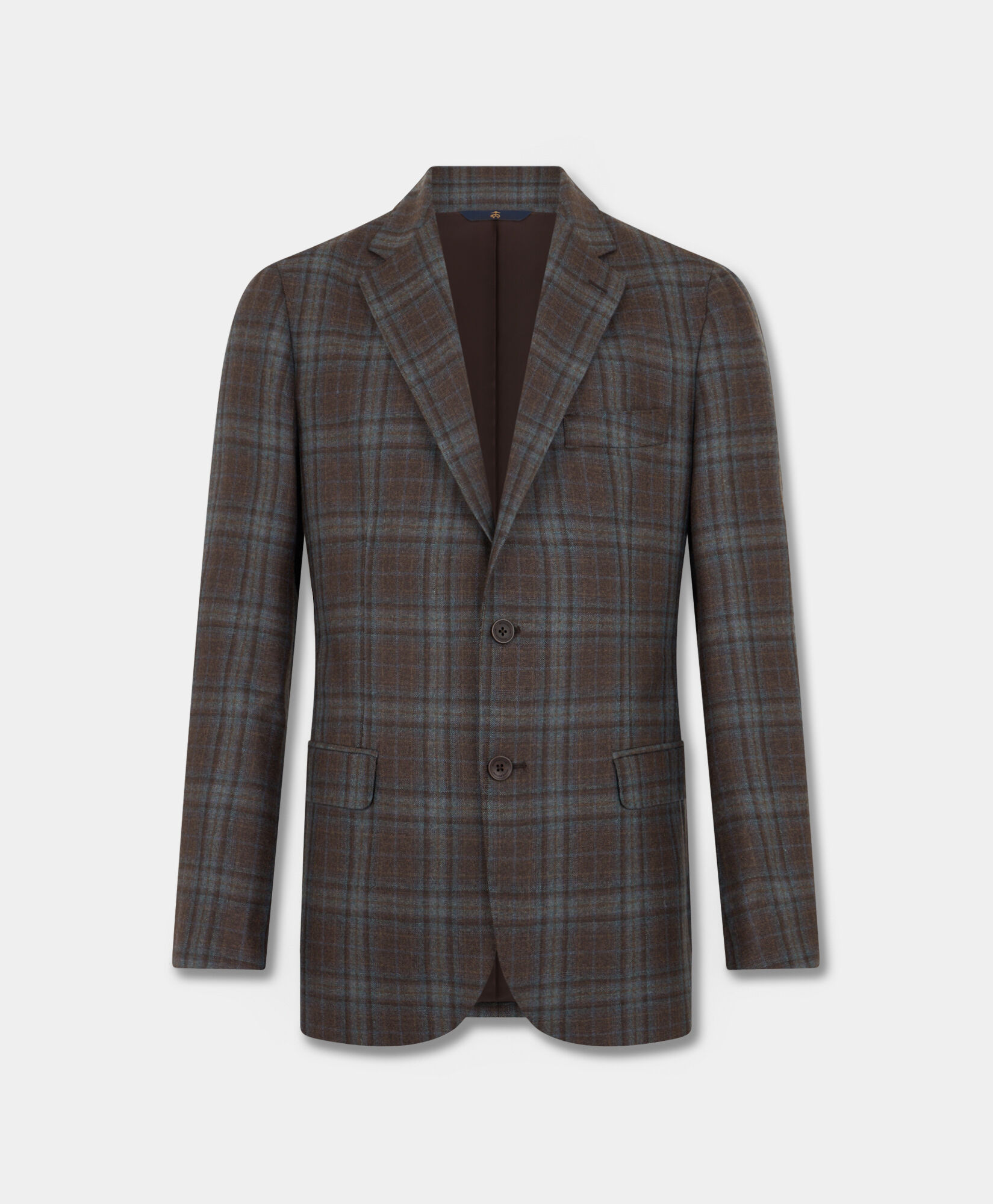 Checked Virgin Wool Blazer