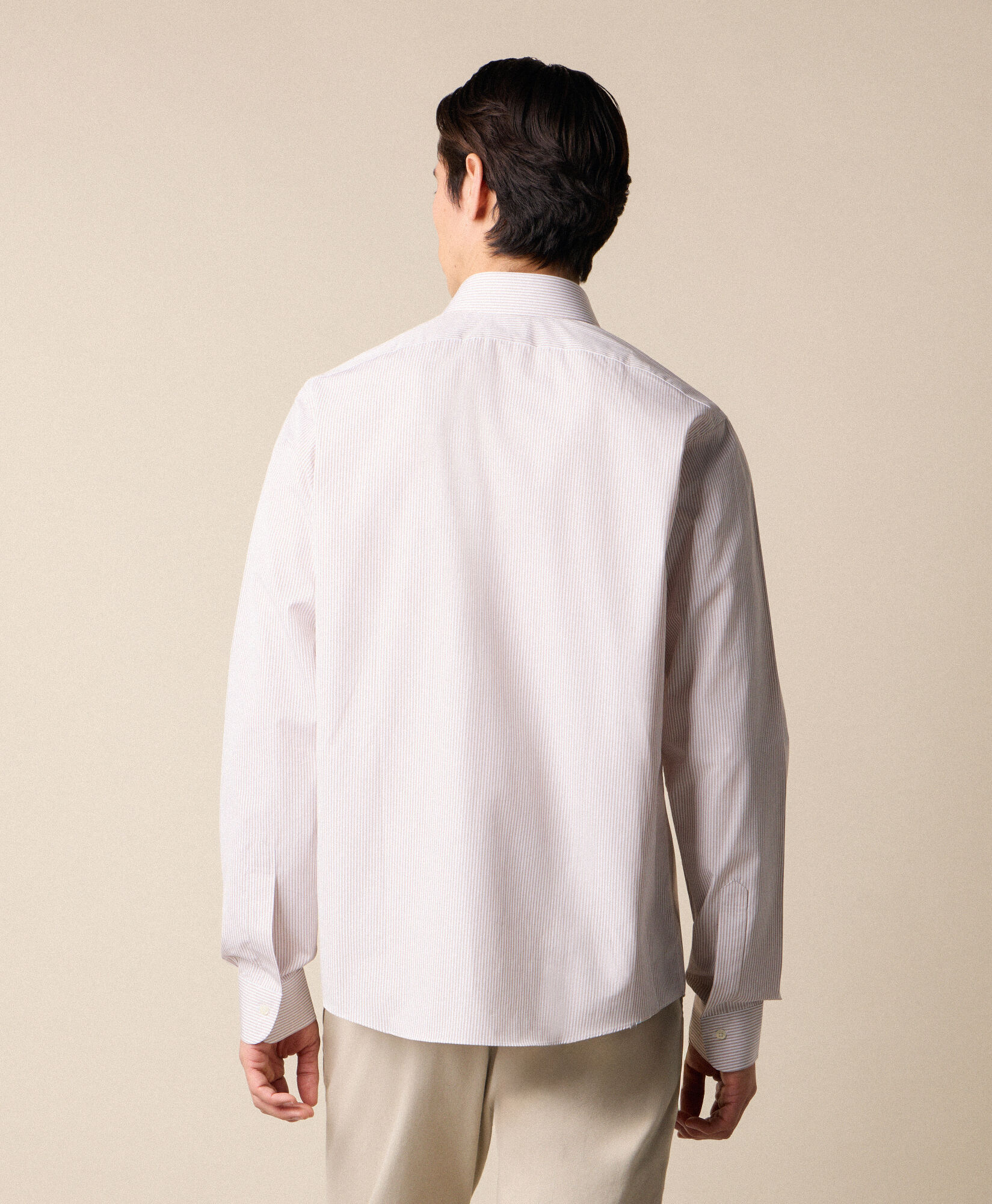 Regular Fit Cotton Shirt with Ainsley Collar