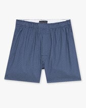 Brooks Brothers Navy Floral Print Cotton Boxers Navy