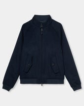 Brooks Brothers Wool Harrington Jacket Navy