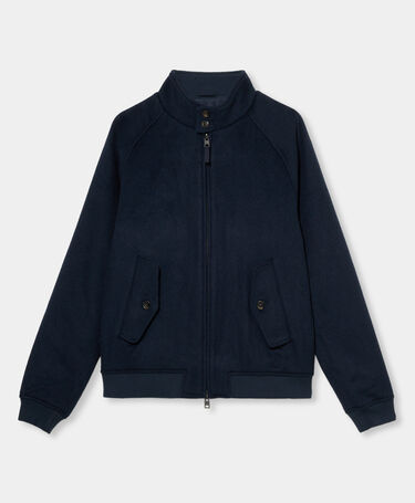 Brooks Brothers Wool Harrington Jacket Navy