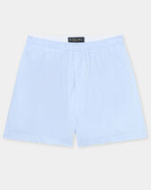 Brooks Brothers Plain Pinpoint Cotton Boxer Ice Blue