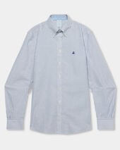 Brooks Brothers Slim Fit Shirt with Button Down Collar Blue Brooks Brothers Slim Fit Shirt with Button Down Collar Blue