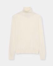 Brooks Brothers Merino Wool Turtleneck White