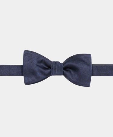 Brooks Brothers Satin Silk Bow Tie Navy