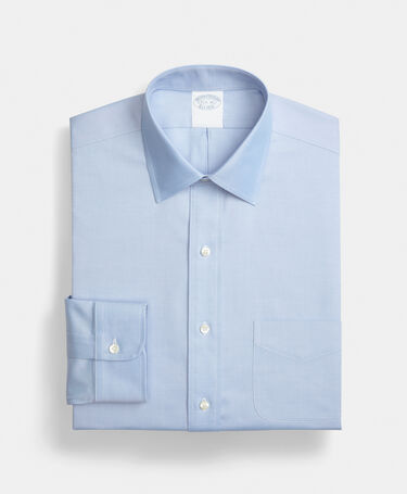 Brooks Brothers Regular Fit Non-Iron Oxford-Hemd mit Ainsley-Kragen Hellblau