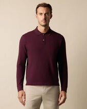Brooks Brothers Piqué Cotton Polo Burgundy