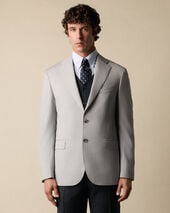 Brooks Brothers Virgin Wool Blazer Light Grey