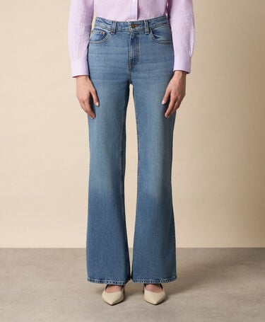 Brooks Brothers Flared Denim Pants Denim