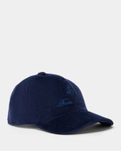 Brooks Brothers Cotton Corduroy Logo Baseball Cap Navy