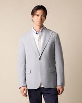 Brooks Brothers Basket Weave Blazer Light Grey