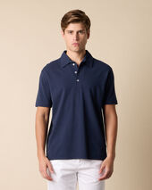 Brooks Brothers Polo en Coton Piqué Bleu Marine