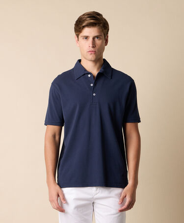 Brooks Brothers Poloshirt aus Baumwoll-Piqué Marineblau