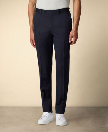 Brooks Brothers Virgin Wool Trousers Navy