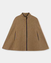 Brooks Brothers Herringbone Cape Coat Light Brown Brooks Brothers Herringbone Cape Coat Light Brown