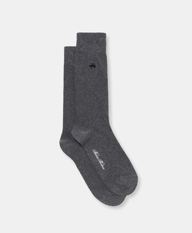 Brooks Brothers Colorful Cotton Socks Grey