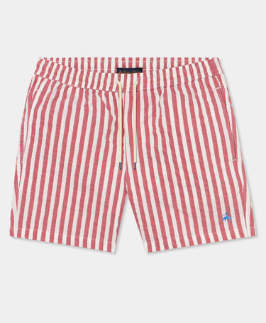 Brooks Brothers Garnitur w Paski Awning Czerwony