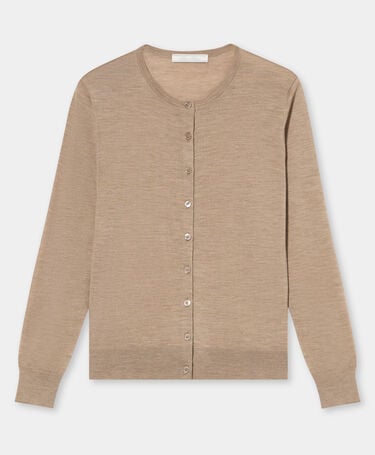 Brooks Brothers Cardigan Relaxed aus Merinowolle Kasha