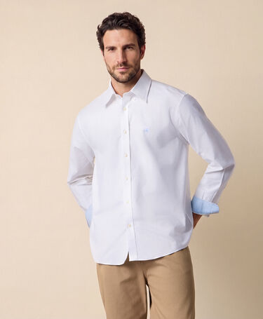 Brooks Brothers Koszula Regular Fit Oxford Non-Iron z kołnierzykiem Button Down Biały