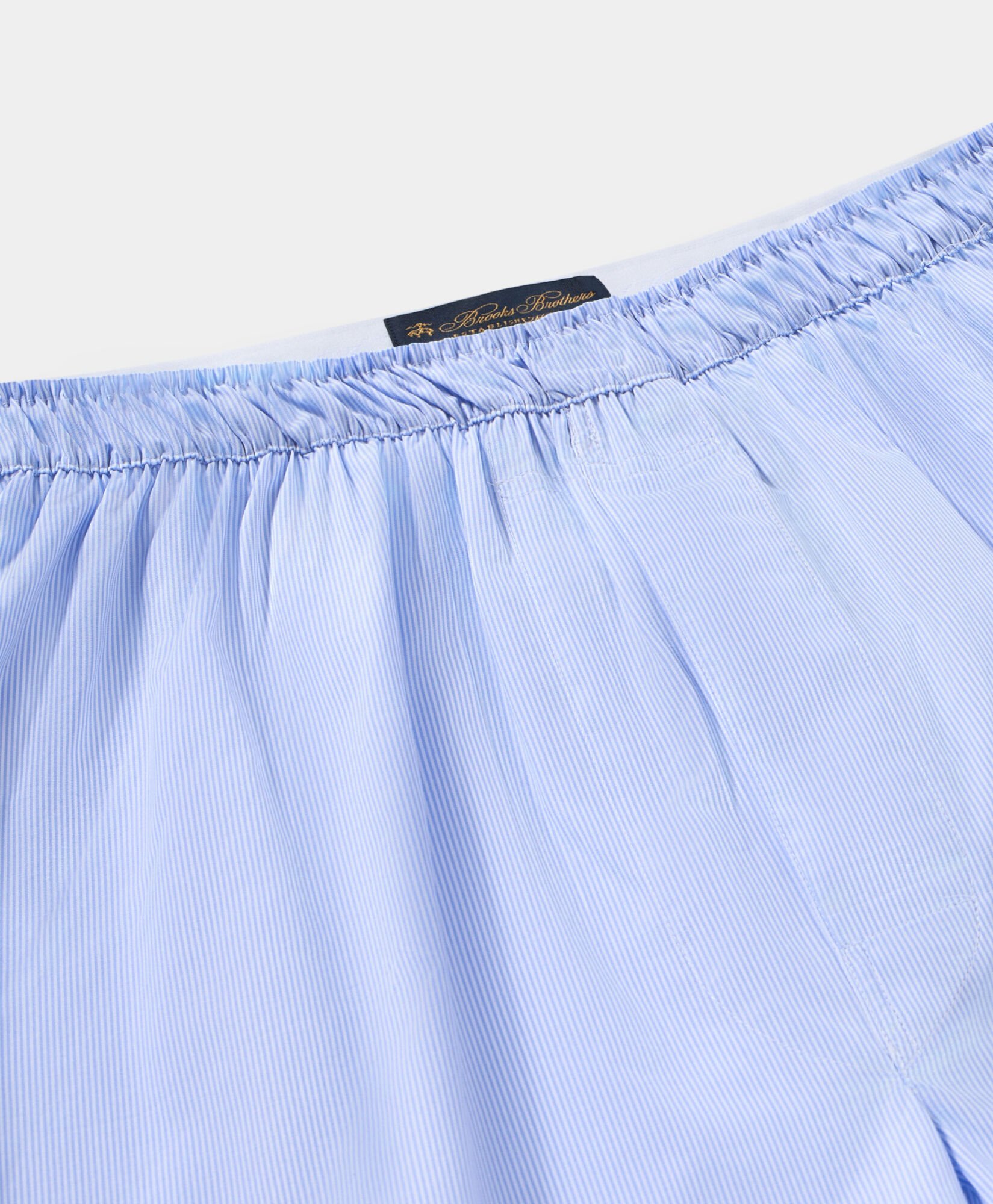 Micro Striped Cotton Boxer Shorts