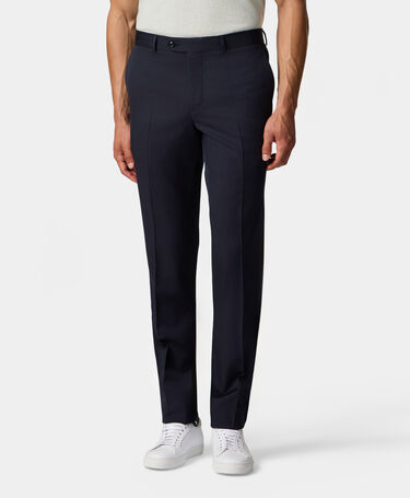 Brooks Brothers Hose aus reiner Schurwolle Marineblau