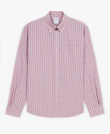 Brooks Brothers Friday Regular Fit Hemd aus Popeline mit Button Down Kragen Pink