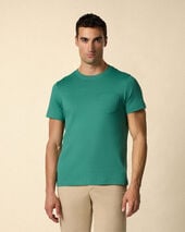 Brooks Brothers T-shirt en Coton avec poche poitrine Vert