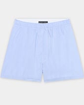 Brooks Brothers Micro Vichy Cotton Boxer Ice Blue