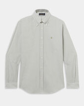 Brooks Brothers Regular Fit Seersucker Shirt with Button Down Collar Sage