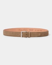 Brooks Brothers Suede Bovine Leather Belt Taupe